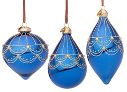 [S-B0970515] 12x Pendaglio Vt Micol Blu Lucido Ass3