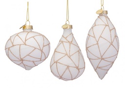 [S-B0970796] 12x Pendaglio Vt Wedge Bianco Ass3