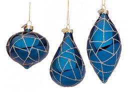 [S-B0970782] 12x Pendaglio Vt Wedge Blu Sc Ass3