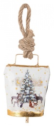 [S-B0936660] 12x Pendaglio Wendi Campana Bosco Bianco