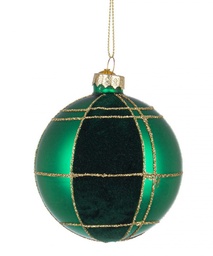 [S-B0970712] 12x Sfera Vt Velvety Verde D80