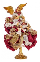 [S-B0937234] 1x Sacra Famiglia Baroque Stand Rosso C