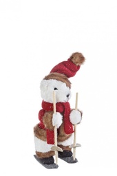 [S-B0919909] 2x Orsetto Franz Sciatore Rosso S