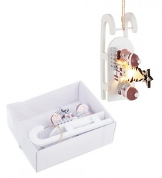 [S-B0931414] 4x Pendaglio Brittany Slitta Bimbi C