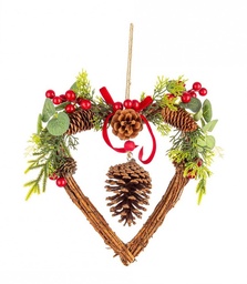 [S-B0939035] 4x Pendaglio Christin Cuore Rosso C