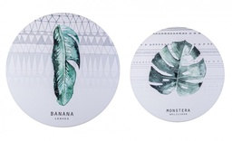 [S-B0245132] 4x Set2 Stampa Su Tela Blatt C33