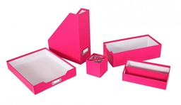 [S-B0213007] 4x Set5 Box Desk Rosa Opaco