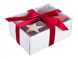 [S-B0939091] 6x Conf Decorazioni Rosso