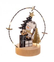 [S-B0938353] 6x Decor Elger To Pupazzo Nero C