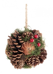 [S-B0931035] 8x Decorazione Sferica Sequoia D140