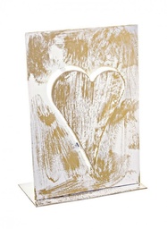 [S-B0914211] 8x P.Candela Cuore Stand Metal Oro