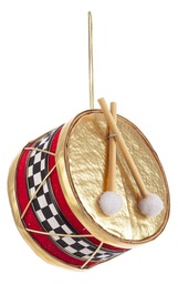 [S-B0939204] 8x Pendaglio Alwyn Tamburo Rosso