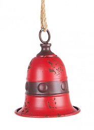 [S-B0932689] 8x Pendaglio Lindy Bell Met Rosso