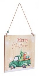 [S-B0938476] 8x Pendaglio Lyris Merry Xmas Furgoncino Ve