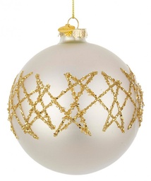 [S-B0937250] 8x Sfera Vt Embellish Bianco D100