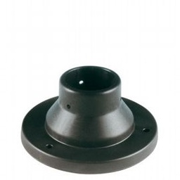[S-SOV33/06] Accessorio per fissaggio a terra pali D. Max. 6 cm nero