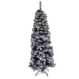 [S-V6349130000] Albero Innevato Slim Monte Vettore, 451 Rami, 150 cm di Altezza, ø64 cm