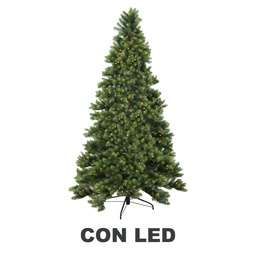 [S-V6180650000] Albero Monte Durando con 1071 rami e 370 LED, verde, ø107cm x h180cm