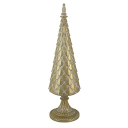 [S-V6199280000] Albero in resina oro 12x12x42 cm