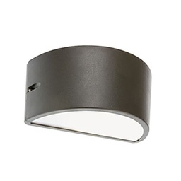 [S-SOV474/16] Applique E27  linea umbe chiusa  grafite