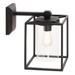 [S-SOV597/06] Applique in alluminio pressofuso con diffusori trasparenti, altezza max 180 mm, alimentazione 230 V, IP43, potenza massima 25W