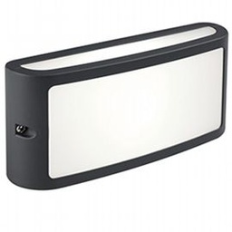 [S-SOV98500/16] Applique in alluminio pressofuso con diffusore in termoplastico opalino - Luce calda 3000°K - 10W - 840 lumen - IP54