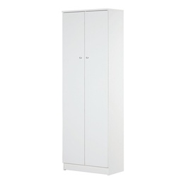 [S-A16800BIK] Armadio Multiuso Due Ante Bianco 62x34x h182 cm