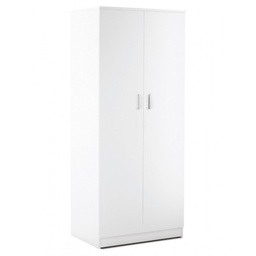 [S-A45500BIK] Armadio multiuso due ante Bianco 77x52x h182 cm