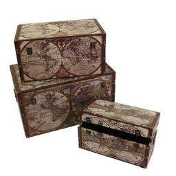 [S-V6181120000] Baule ecopelle rettangolare 1-3 globi cm59x36h33