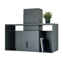 [S-ART895196] Cappa aspirante URBAN SPACE in acciaio inox brunito cm 90