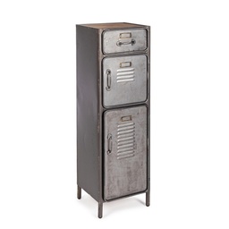 [S-B0746713] Cassettiera Store 2 ante e 1 cassetto stile industriale