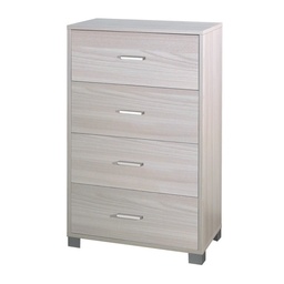 [S-O774OLOLK] Cassettiera da camera con quattro cassetti Olmo Chiaro 70x41x h112 cm