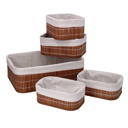 [S-V2321100000] Cassetto in bambù + cassetto in bambù 1-2 2 pezzi cm 36x26h12