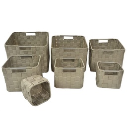 [S-V23153100CR] Cassetto Organizzatore Tortora 30x30x20 cm