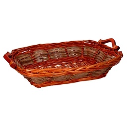 [S-V9379770000] Cesta rettangolare in vimini miele 46x36x13 cm