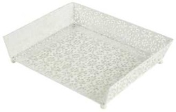 [S-V9125520000] Cesto Porta Risma Bianco - Dimensioni 34,5 x 27 x 7,5 cm