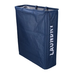 [S-V1992450000] Cestone tessuto sacco blu rettangolare pieghevole 55x19x66 cm