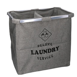 [S-V1992340000] Cestone tessuto sacco grigio doppio pieghevole 54x34.5x50.5 cm