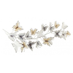 [S-B0182175] Complemento decorativo da parete MARIPOSA stile vintage con farfalle 101h cm