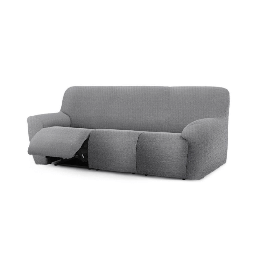 [S-FZ99231] Copridivano Jaz recliner 3 posti grigio 200-260