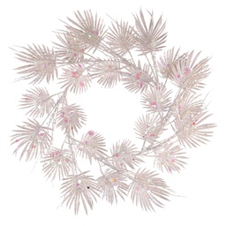 [S-V6165720000] Coroncina Bianco - Elegante e Raffinata, Dimensioni 26x26 cm