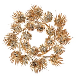 [S-V6165690000] Coroncina in tessuto oro øh26