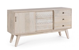 [S-B0747070] Credenza 2A-3C Indira: Eleganza Artigianale e Funzionalità