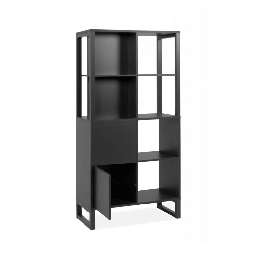 [S-FZ99035] Credenza a giorno Sumatra20A antracite bifacciale