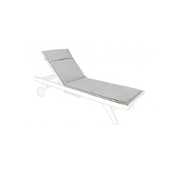 [S-B0806340] Cuscino Poly 180 Tortora per Lettino - Dimensioni 63x190x3 cm