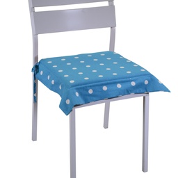 [S-V7920630000] Cuscino Decorativo a Pois Blu Petrolio - 40x40 cm