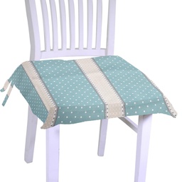 [S-V7912250000] Cuscino romantico verde Verona quadro 40x40 cm