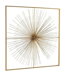 [S-B0181888] Decorazione Parete Auriel 90x90 in Acciaio Verniciato a Polvere