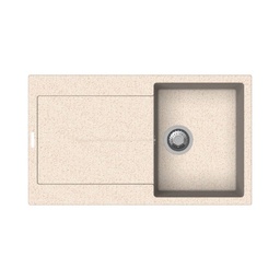 [S-FZ98998] Enigma D100 lavello vasca e gocciolatoio avena