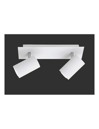 [S-TRIO802400201] Faretto Da Soffitto 2 Spot Orientabili Marley Bianco Trio Lighting